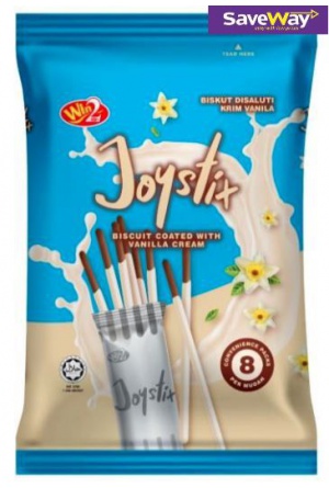 JOYSTICK BISCUITS COATED WITH VANILA CREAM